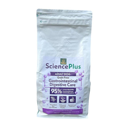 SciencePlus GastroIntestinal Digestive Care Adult Dog food 1.5kg bag on a white background